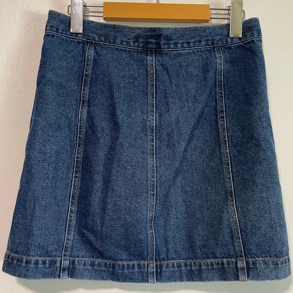 Forever  21 Denim Button-Front Skirt - Small - Picture 5 of 5